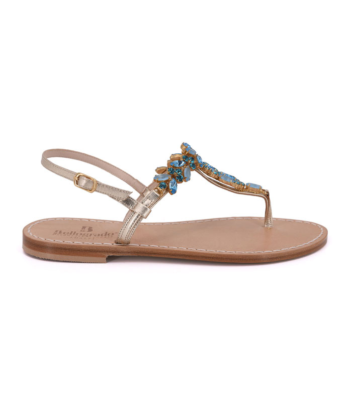 Sorrento Turchese - Bellogrado Amalfi Sandals - Handmade sandals in ...