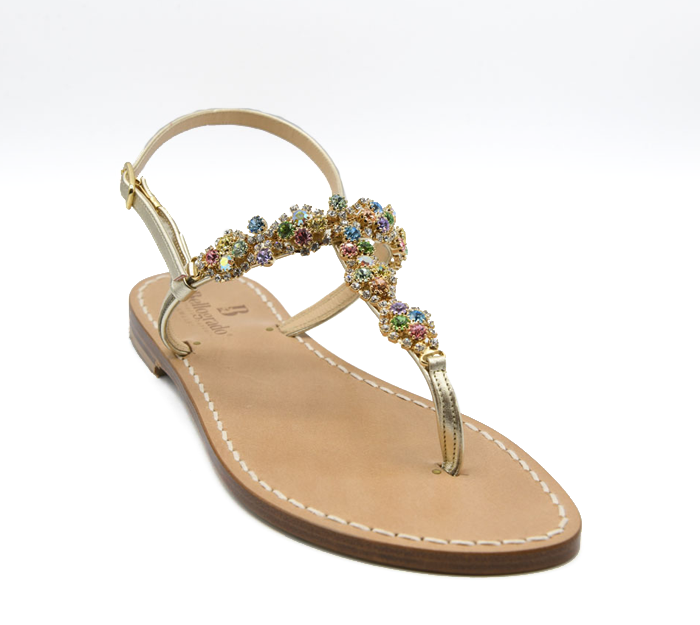 Rainbow - Bellogrado Amalfi Sandals - Handmade sandals in genuine ...