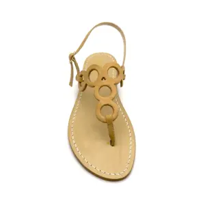 sandali classici - cerchi beige -frontale-sandalibellogrtodgrado