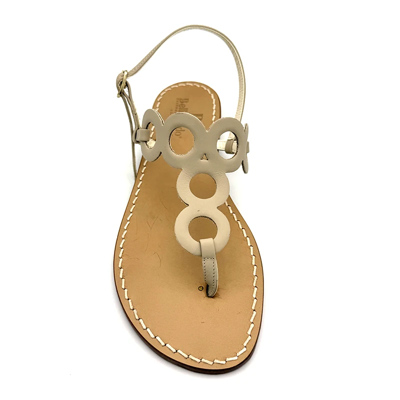sandali classici - cerchi naturale -frontale-sandalibellogrtodgrado