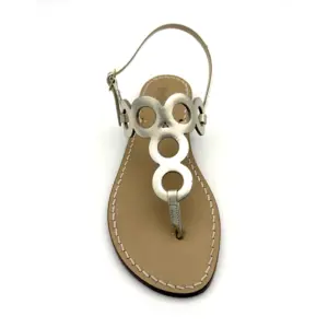 sandali classici - cerchi platino - frontale-sandalibellogrtodgrado