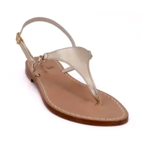 sandali classici - pelle platino-laterale-sandalibellogrtodgrado