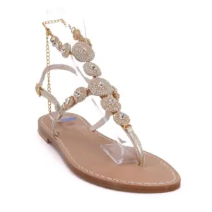 sandali cavigliera mod.capri-oro-sandalibellogrtodxado