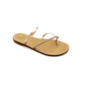 sandali ciabattine - dubai pelle ororosa laterale - sandalibellogrado