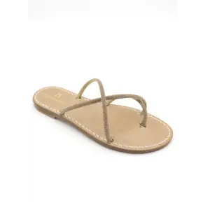 sandali ciabattine - miami - bronzo laterale - sandalibellogrado