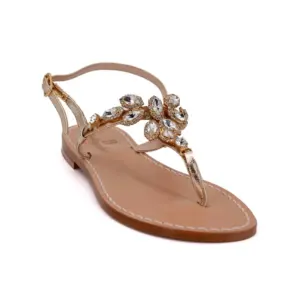 sandali gioiello amalfi - beige - Bellogrado Amalfi