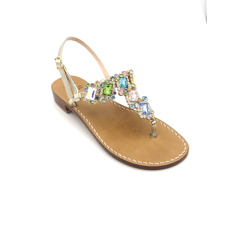 sandali gioiello faraglioni multicolor - laterale sandalibellogrado