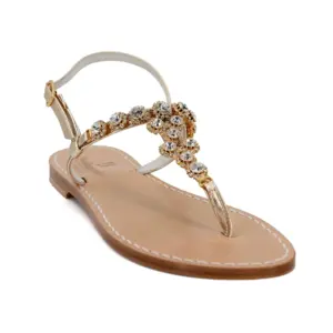 sandali gioiello positano - oro - Sandali Bellogrado Amalfi