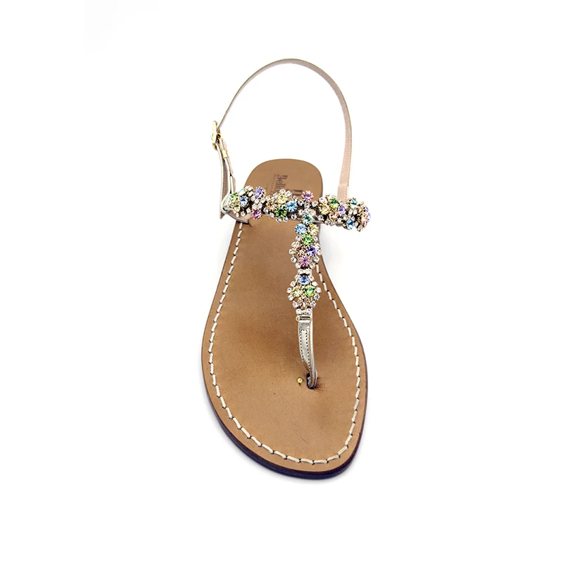 sandali gioiello raimbow multicolor - frontale sandalibellogrado