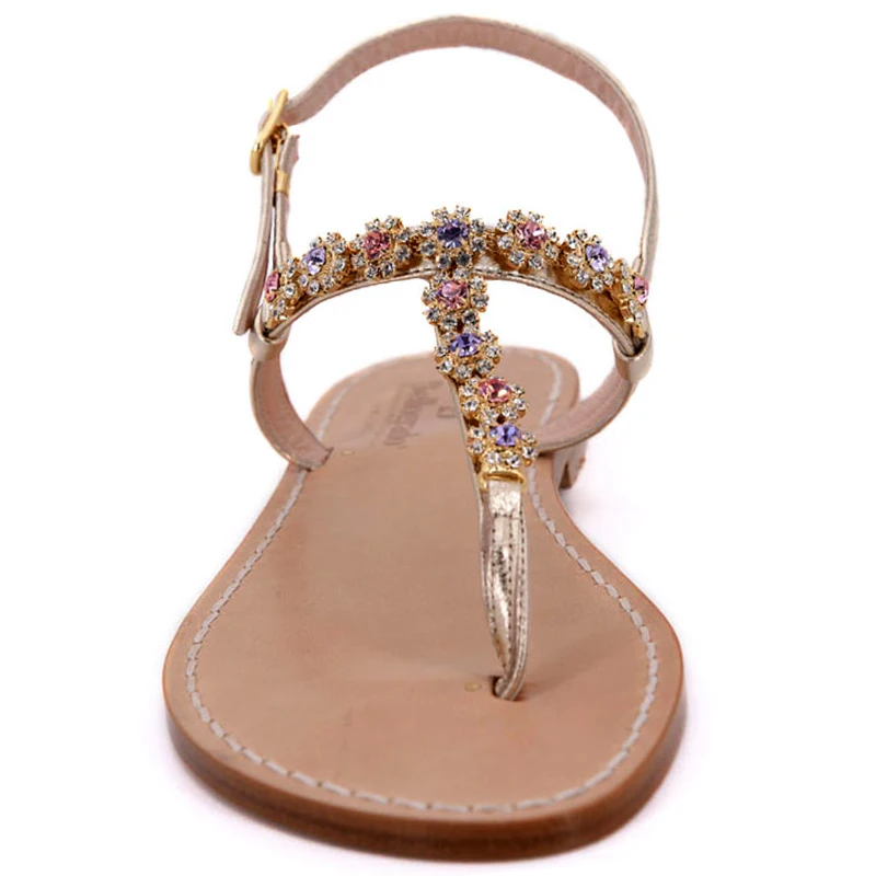 sandali gioiello ravello - oro particolare gioiello - Sandali Bellogrado Amalfi