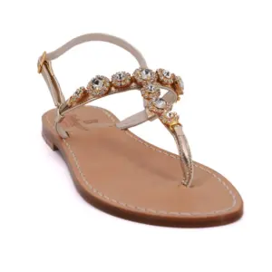 sandali gioiello scala oro - lateraale sandalibellogrado